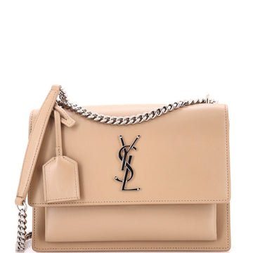 Saint Laurent Sunset Crossbody Bag Leather Medium
