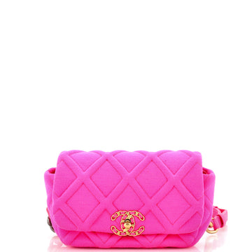 Chanel 19 Belt Bag Quilted Jersey