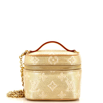 Louis Vuitton Vanity Case Monoglam Jacquard Canvas Micro