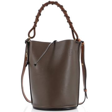 Loewe Gate Top Handle Bucket Bag Leather Medium