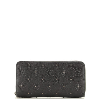 Louis Vuitton Zippy Wallet Studded Monogram Empreinte Leather