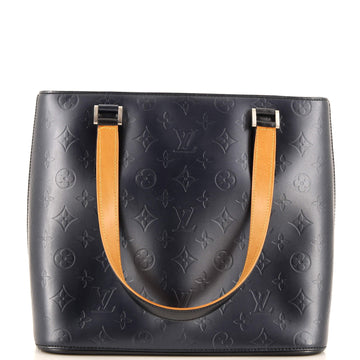 Louis Vuitton Mat Stockton Handbag Monogram Vernis