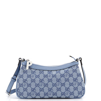 Gucci x Palace Half Moon Hobo GG-P Canvas Mini