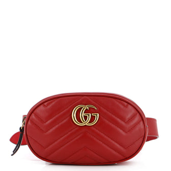Gucci GG Marmont Belt Bag Matelasse Leather
