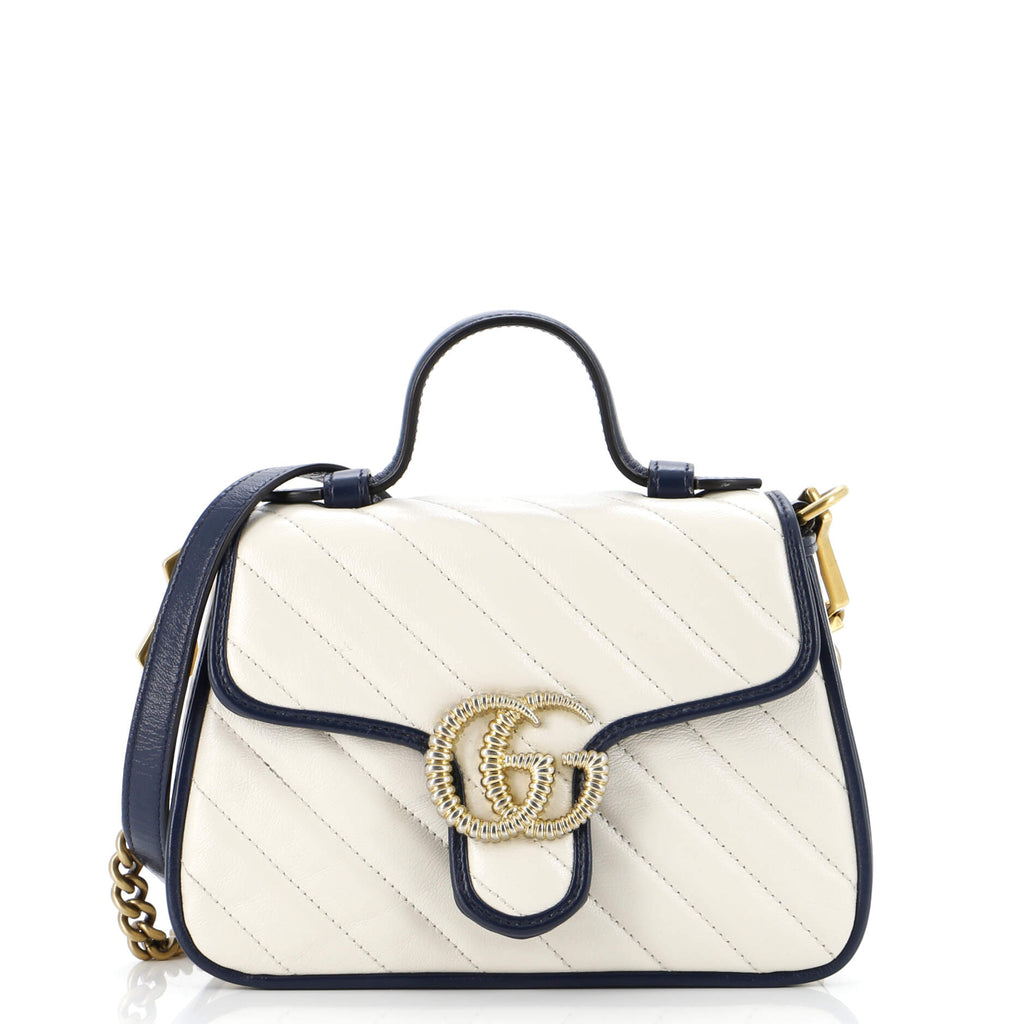 Marmont Matelass Small Gg Marmont Top Handle Satchel Gucci GG