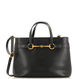 Gucci Bright Bit Convertible Tote Leather Medium