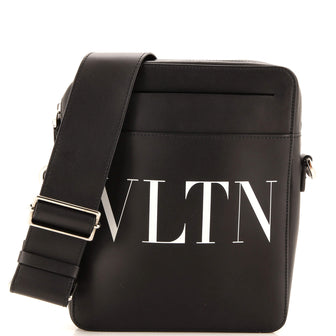 Valentino Garavani VLTN Zip Messenger Bag Leather Small