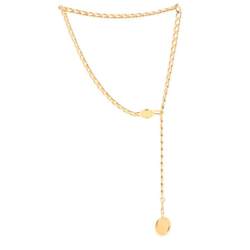 Chanel Vintage Medallion Chain Belt Metal