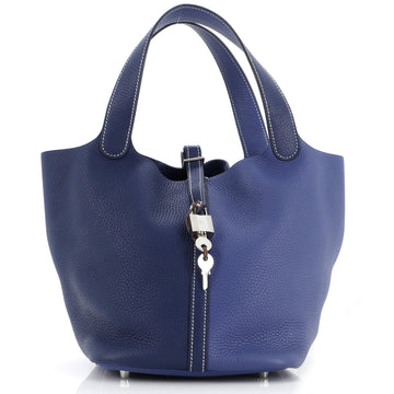 Hermes Picotin Lock Bag Bicolor Clemence MM