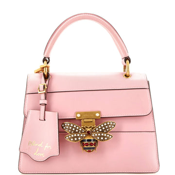 Gucci Queen Margaret Top Handle Bag Leather Small