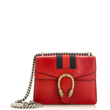 Gucci Web Dionysus Bag Leather Mini