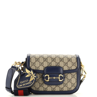 Gucci Horsebit 1955 Shoulder Bag GG Coated Canvas Mini