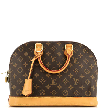 Louis Vuitton Alma Handbag Monogram Canvas PM