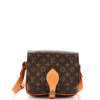 Louis Vuitton Cartouchiere Handbag Monogram Canvas MM