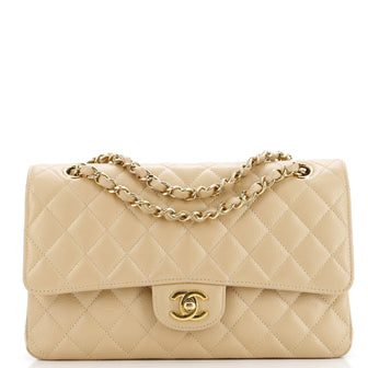 Chanel Classic Double Flap Bag Quilted Caviar Medium