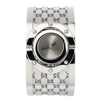 Gucci Wide Twirl Quartz Watch Stainless Steel 23