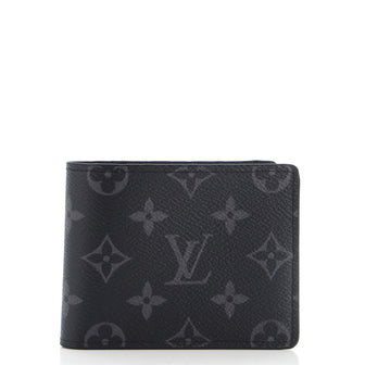 Louis Vuitton Slender Wallet Monogram Eclipse Canvas