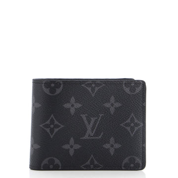 Louis Vuitton Slender Wallet Monogram Eclipse Canvas