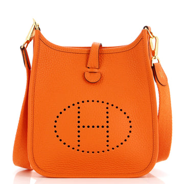 Hermes Long Strap Evelyne Bag Clemence TPM