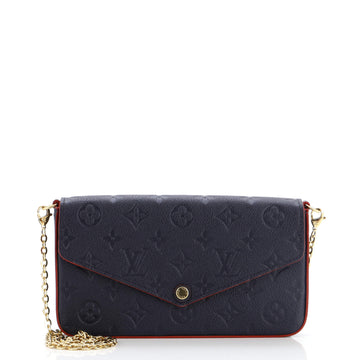 Louis Vuitton Felicie Pochette Monogram Empreinte Leather