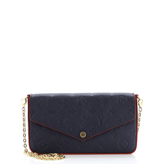 Louis Vuitton Felicie Pochette Monogram Empreinte Leather