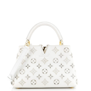 Louis Vuitton Capucines Bag Monogram Cutout Broderie Leather BB