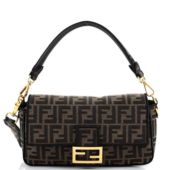 Fendi Baguette NM Bag Zucca Canvas Medium