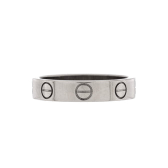 Cartier Love Wedding Band Ring 18K White Gold