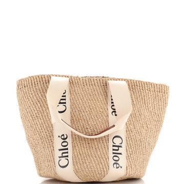 Chloe x Mifuko Woody Tote Raffia Large