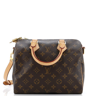 Louis Vuitton Speedy Bandouliere Bag Monogram Canvas 25