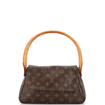 Louis Vuitton Looping Handbag Monogram Canvas Mini