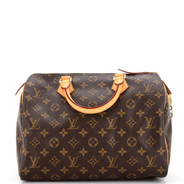 Louis Vuitton Speedy Handbag Monogram Canvas 30