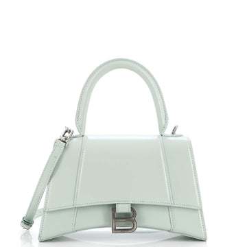 Balenciaga Hourglass Top Handle Bag Leather Small