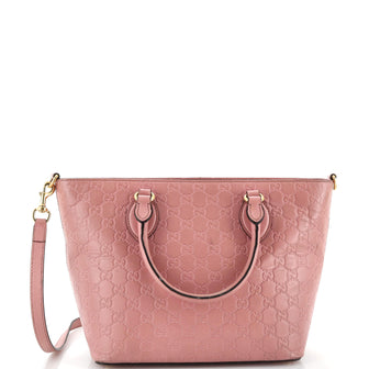 Gucci Signature Convertible Tote Guccissima Leather Medium