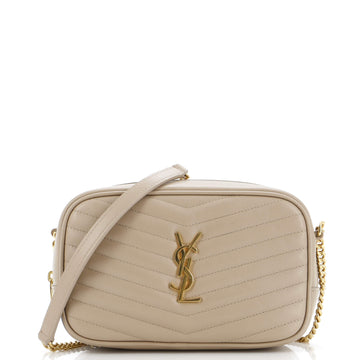 Saint Laurent Lou Camera Bag Matelasse Chevron Leather Mini