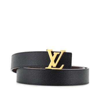 Louis Vuitton LV Initiales Reversible Belt Monogram Canvas and Leather Wide