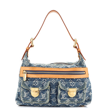 Louis Vuitton Baggy Handbag Denim PM