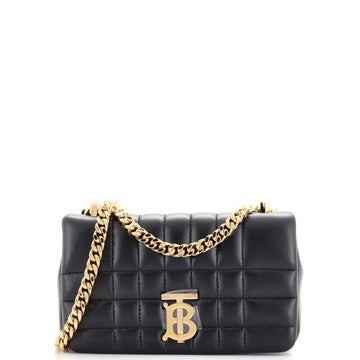 Burberry Lola Shoulder Bag Quilted Lambskin Mini