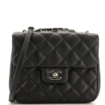 Chanel Urban Companion Flap Bag Quilted Caviar Small