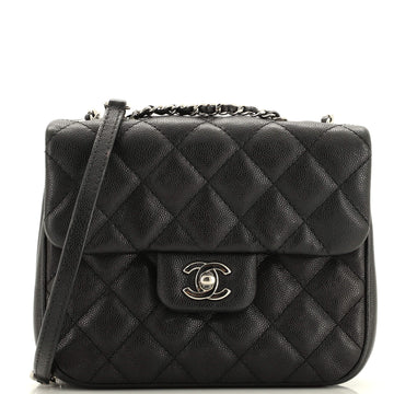 Chanel Urban Companion Flap Bag Quilted Caviar Small