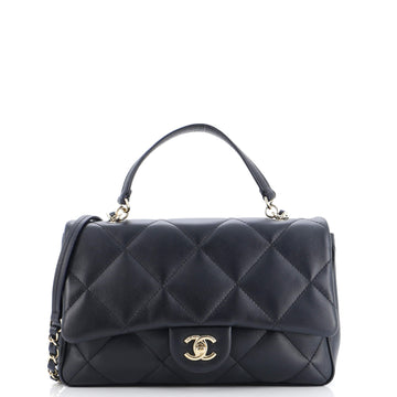 Chanel Easy Carry NM Flap Bag Quilted Lambskin Medium