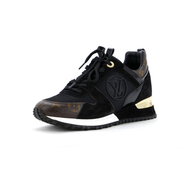 Louis Vuitton Women's Run Away Sneakers Mesh with Monogram Canvas and Suede