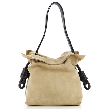 Loewe Flamenco Knot Bag Suede Small