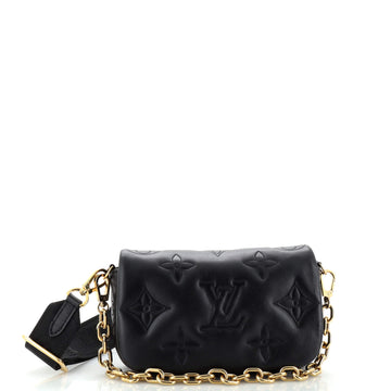 Louis Vuitton Wallet on Strap Bubblegram Leather