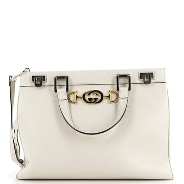 Gucci Zumi Top Handle Bag Leather Medium