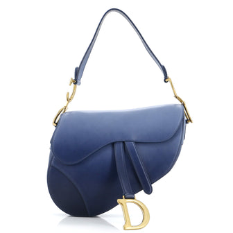 Christian Dior Saddle Handbag Gradient Leather Medium