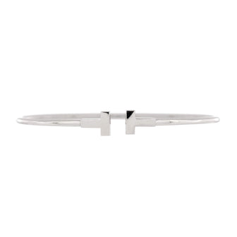 Tiffany & Co. T Wire Bracelet 18K White Gold