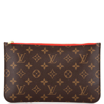 Louis Vuitton Neverfull Pochette Monogram Canvas Large