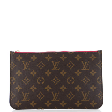 Louis Vuitton Neverfull Pochette Monogram Canvas Large