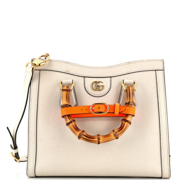 Gucci Diana NM Bamboo Handle Tote Leather Small